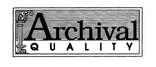 ARCHIVAL QUALITY logo