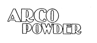 ARCO POWDER logo