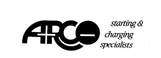 ARCO STARTING & CHARGING SPECIALISTS logo