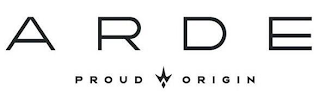 ARDE PROUD ORIGIN logo