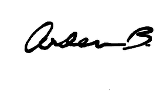 ARDEN B. logo