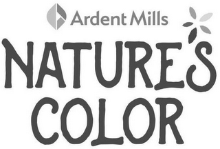 ARDENT MILLS NATURE'S COLOR logo