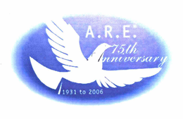 A.R.E. 75TH ANNIVERSARY 1931 TO 2006 logo