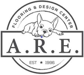 A.R.E. FLOORING & DESIGN CENTER EST 1996 logo