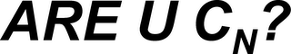 ARE U CN? logo