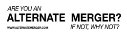 ARE YOU AN ALTERNATE MERGER? IF NOT, WHY NOT? WWW.ALTERNATEMERGER.COM logo