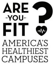 ARE YOU FIT AMERICA'S HEALTHIEST CAMPUSES logo