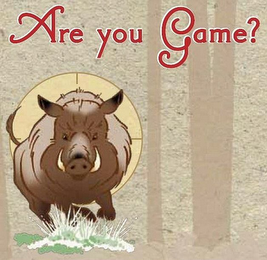 ARE YOU GAME? logo