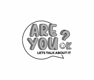 ARE YOU OK? LET'S TALK ABOUT IT logo