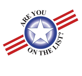ARE YOU ON THE LIST? logo