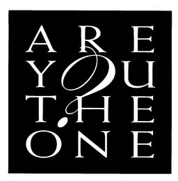 ARE YOU THE ONE? logo