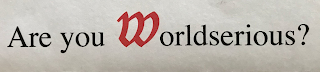 ARE YOU WORLDSERIOUS? logo