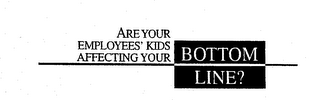 ARE YOUR EMPLOYEES' KIDS AFFECTING YOUR BOTTOM LINE? logo