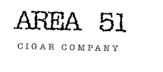 AREA 51 CIGAR COMPANY logo