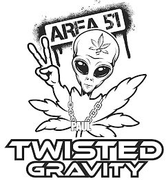 AREA 51 PAUL TWISTED GRAVITY logo