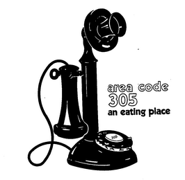 AREA CODE 305 AN EATING PLACE logo