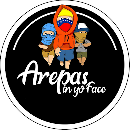 AREPAS IN YO FACE logo