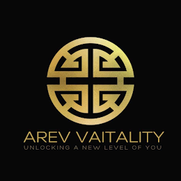 AREV VAITALITY UNLOCKING A NEW LEVEL OF YOU logo