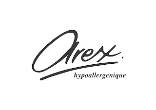AREX. HYPOALLERGENIQUE logo