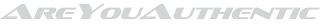 AREYOUAUTHENTIC (2D SOFACHROME FONT) logo