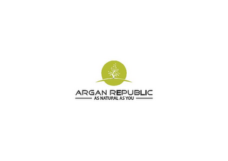 ARGAN REPUBLIC -AS NATURAL AS YOU- logo