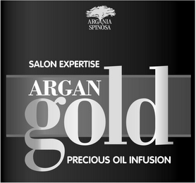 ARGANIA SPINOSA SALON EXPERTISE ARGAN GOLD PRECIOUS OIL INFUSION logo