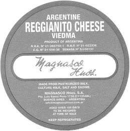 ARGENTINE REGGIANITO CHEESE VIEDMA logo