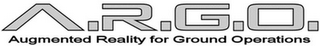 A.R.G.O. AUGMENTED REALITY FOR GROUND OPERATIONS logo