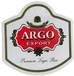 ARGO EXPORT SINCE 1997 PREMIUM LAGER BEER logo
