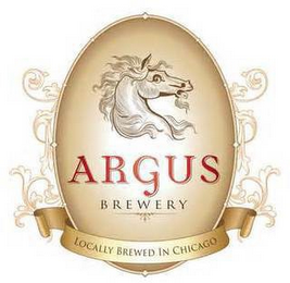 ARGUS BREWERY LOCALLY BREWED IN CHICAGO logo