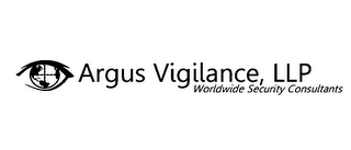ARGUS VIGILANCE, LLP WORLDWIDE SECURITY CONSULTANTS logo