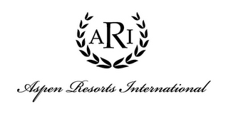 ARI ASPEN RESORTS INTERNATIONAL logo