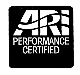 ARI PERFORMANCE CERTIFIED logo