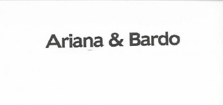 ARIANA & BARDO logo