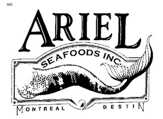 ARIEL SEAFOODS INC. MONTREAL DESTIN logo