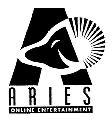 ARIES ONLINE ENTERTAINMENT logo