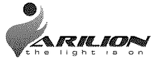 ARILION THE LIGHT IS ON logo