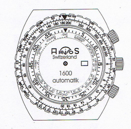 ARIOS SWITZERLAND 1600 AUTOMATIK logo