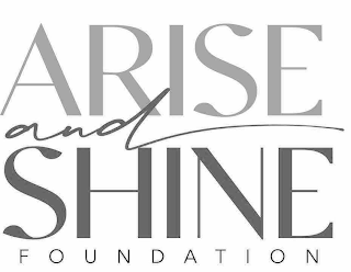ARISE AND SHINE FOUNDATION logo