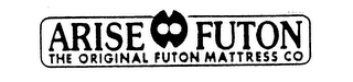 ARISE FUTON THE ORIGINAL FUTON MATTRESS CO logo
