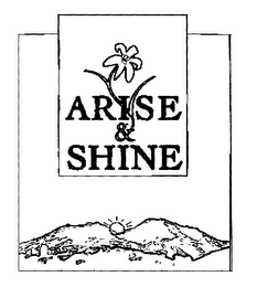 ARISE & SHINE logo