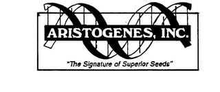 ARISTOGENES, INC. "THE SIGNATURE OF SUPERIOR SEEDS" logo