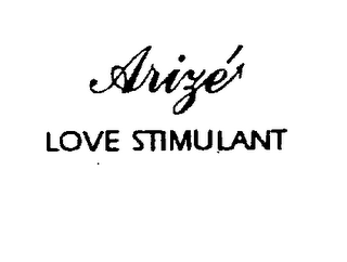 ARIZE LOVE STIMULANT logo