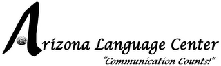 ARIZONA LANGUAGE CENTER "COMMUNICATION COUNTS!" logo