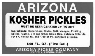 ARIZONA PICKLE COMPANY logo