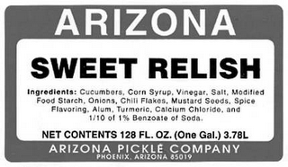 ARIZONA PICKLE COMPANY logo