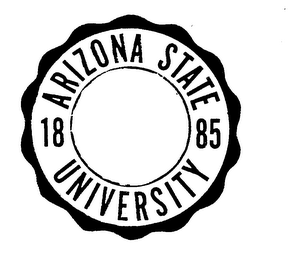 ARIZONA STATE UNIVERSITY 1885 logo