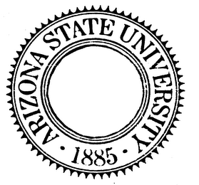 ARIZONA STATE UNIVERSITY 1885 logo