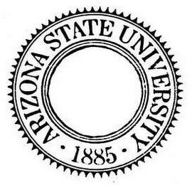 ARIZONA STATE UNIVERSITY · 1885 · logo