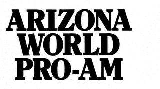 ARIZONA WORLD PRO-AM logo